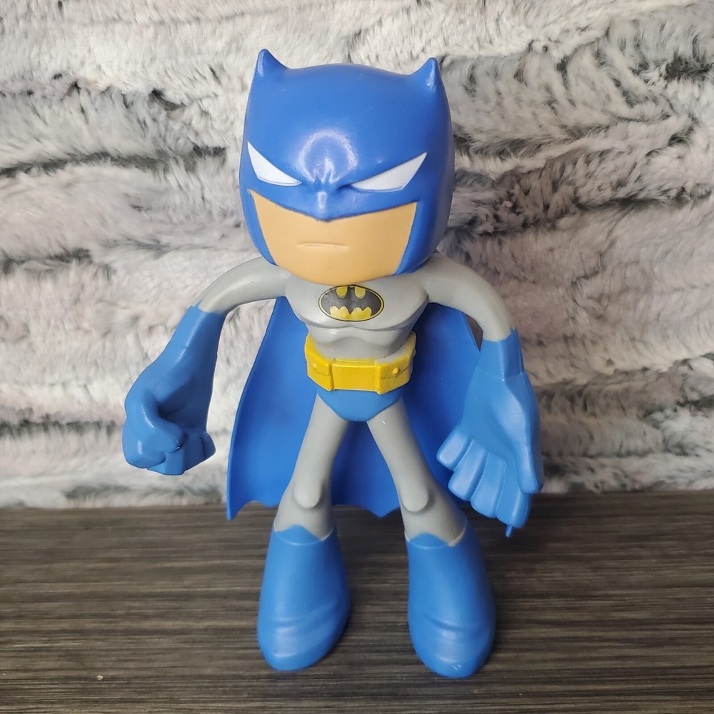 Justice League Batman Flextreme Bendable 7" Action‎ Figure Mattel Toy Gray Blue
